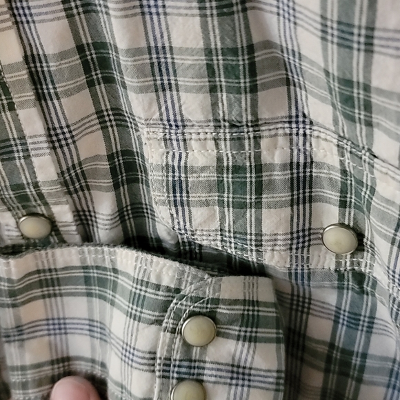 Lucky Brand Sz M Button Down shirt 100% cotton - Picture 3 of 7